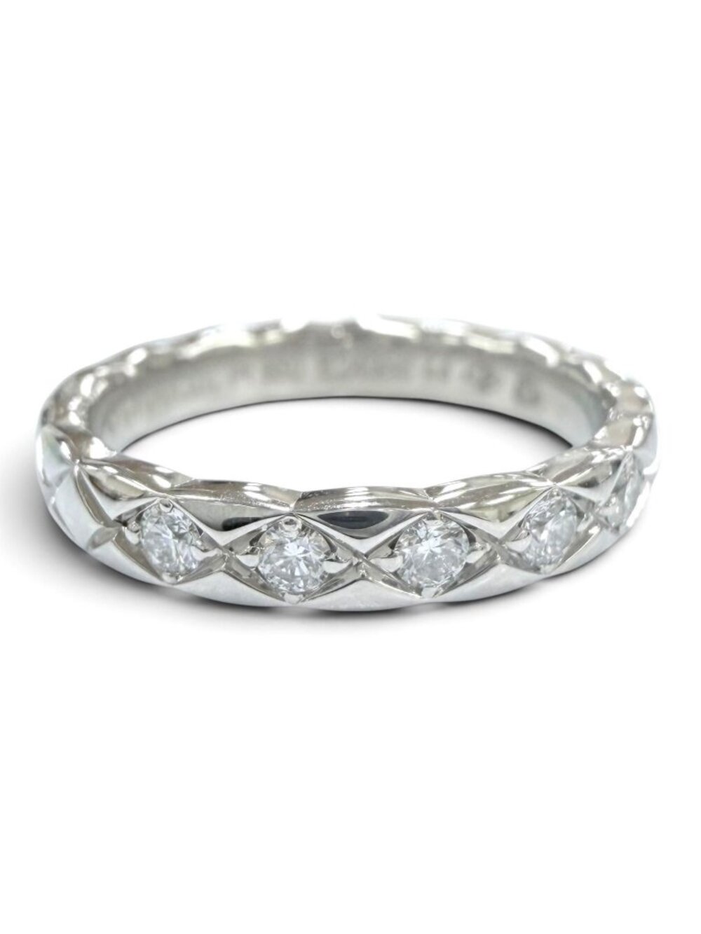 Chanel Diamond Coco Crush Ring with Certificate Month Platinum JP Issue